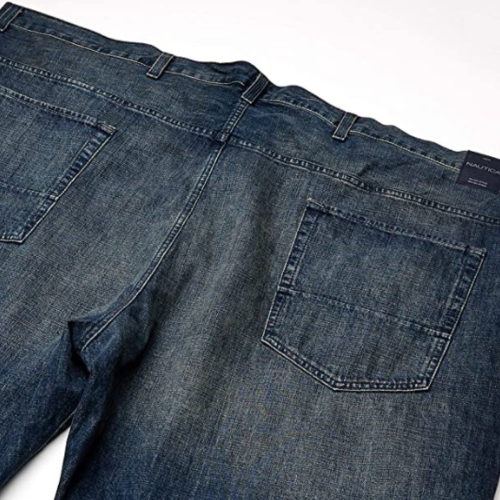 Men's Big & Tall 5 Pocket Relaxed Fit Stretch Jean - Picture 2 of 2